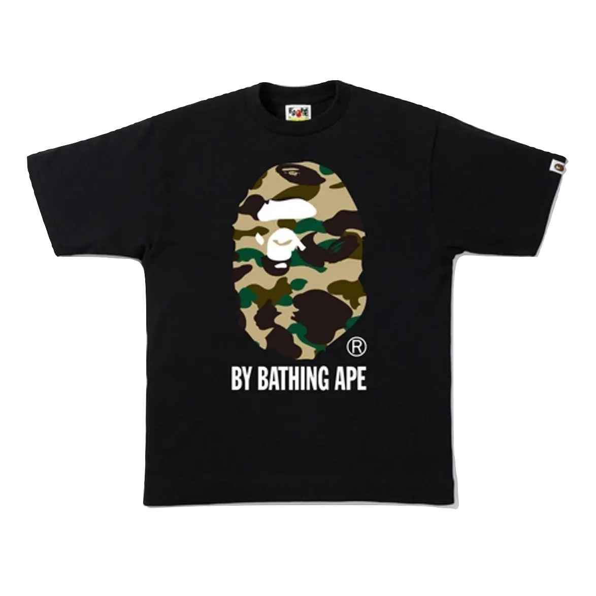 Bape By Bathing Tee - Black/Yellow Camo Bape