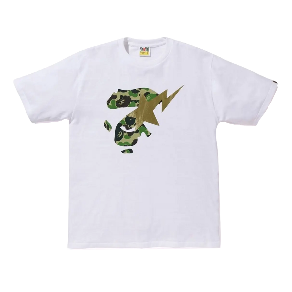 bape check bapesta tee