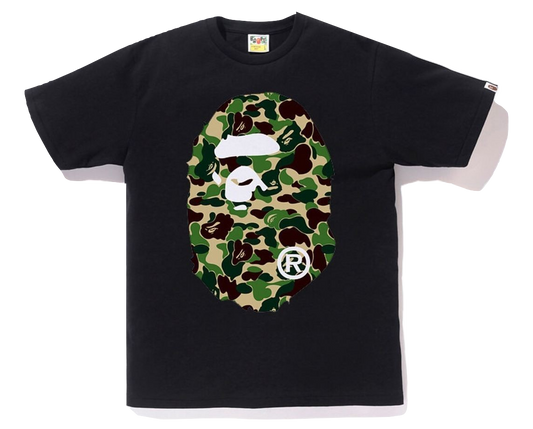 A Bathing Ape ABC Big Ape Head Tee - Black/Green