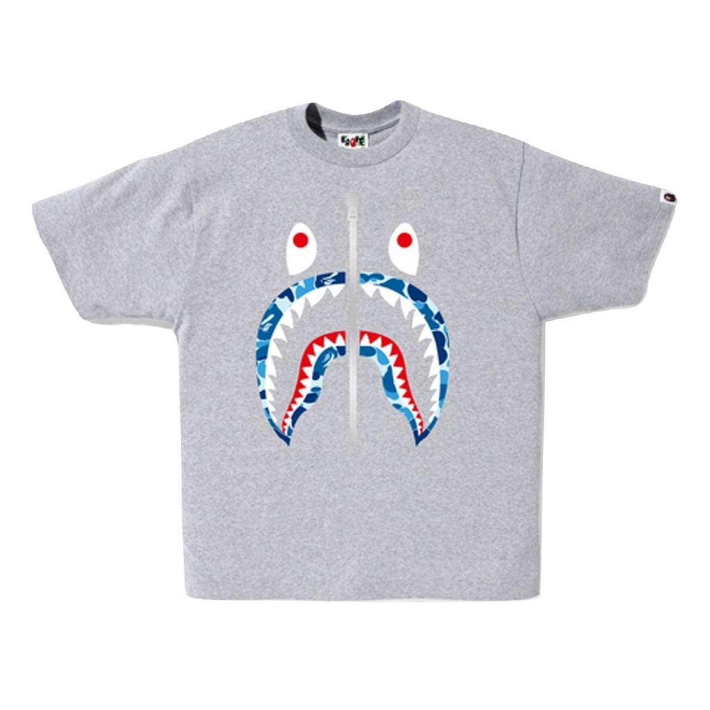 Bape ABC Shark Tee - Gray/Blue