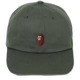 A Bathing Ape Ape Head Embroidery Panel Cap - Green