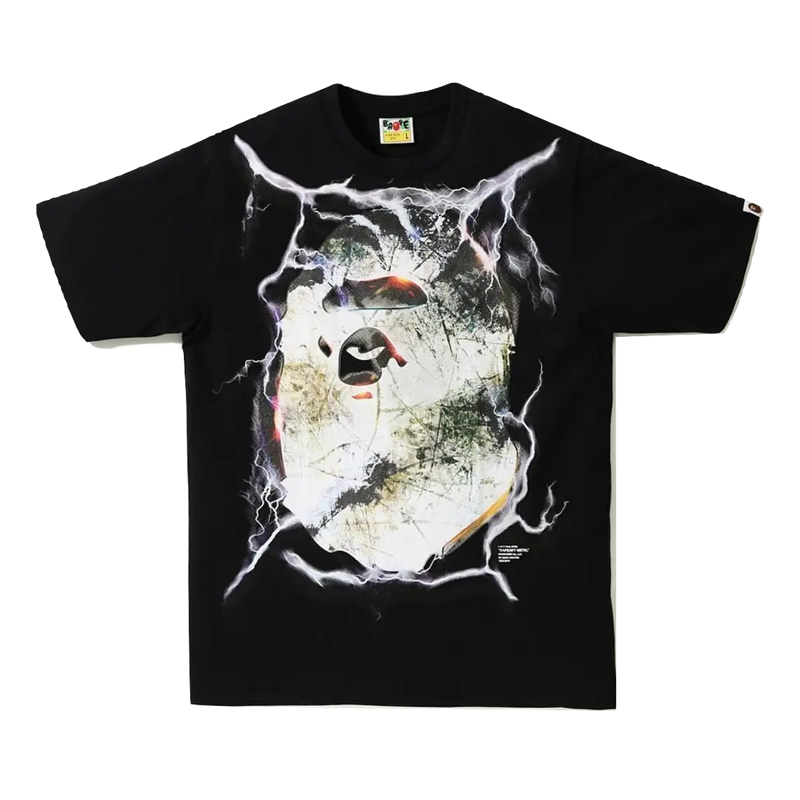 A Bathing Ape Bapeavy Metal Tee - Black Bape