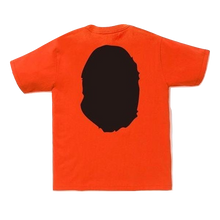 Bape Bicolor Big Ape Head Tee - Orange/Black