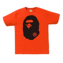 Bape Bicolor Big Ape Head Tee - Orange/Black