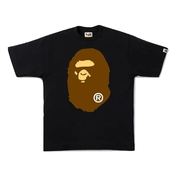 A Bathing Ape Big Ape Head Tee - Black Bape