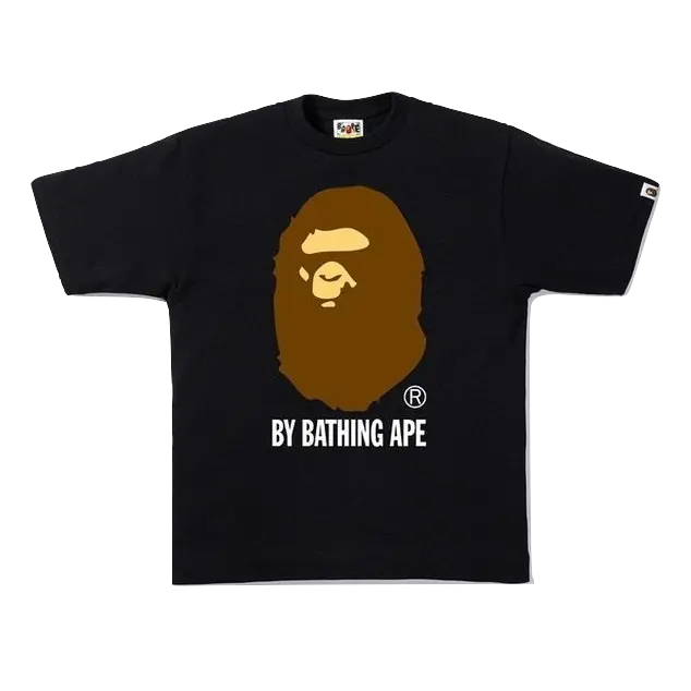 A Bathing Ape By Bathing Tee - Black - Used Bape