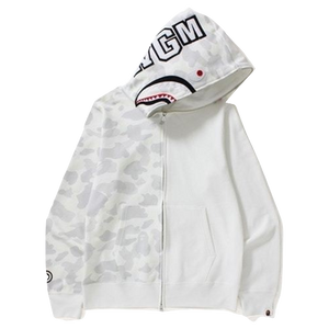 White sales bape jacket