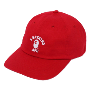 A Bathing Ape College Panel Cap - Red