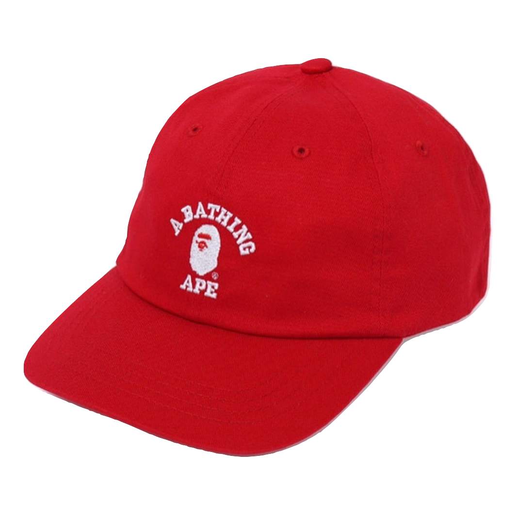 A Bathing Ape College Panel Cap - Red