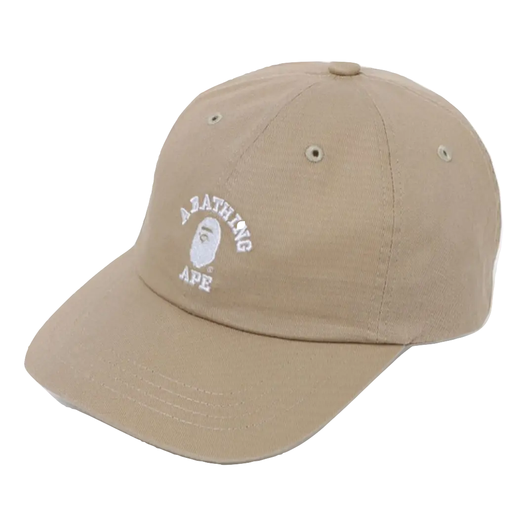A Bathing Ape College Panel Cap - Beige Bape