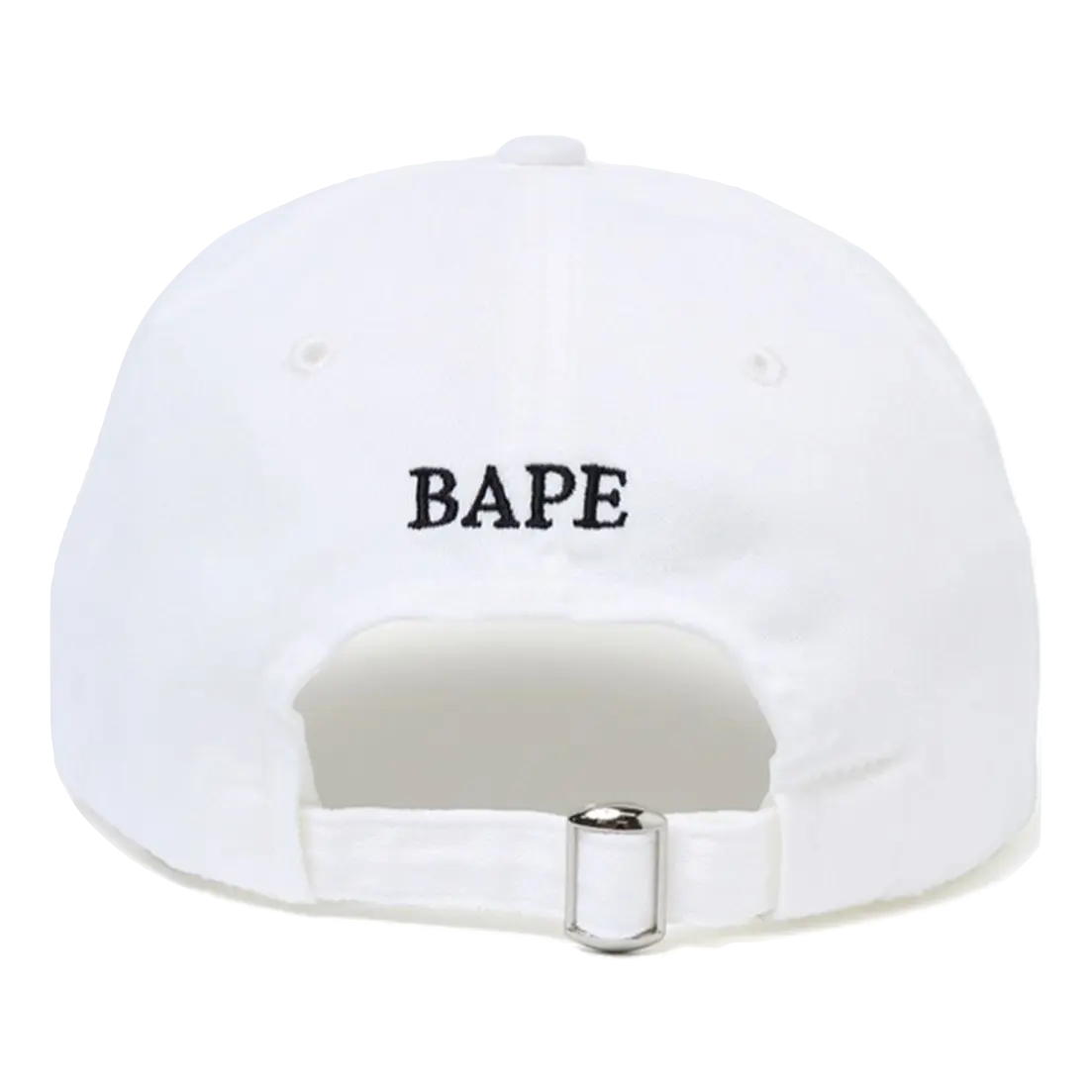 A Bathing Ape College Panel Cap - White Bape