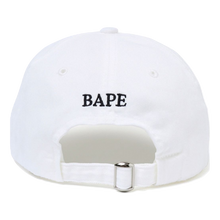 A Bathing Ape College Panel Cap - White