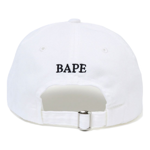 A Bathing Ape College Panel Cap - White