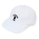 A Bathing Ape College Panel Cap - White