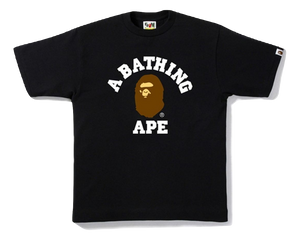 A Bathing Ape College Tee - Black/Brown