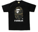 A Bathing Ape Reflector 1st Camo By Bathing Tee - Black/Green Camo