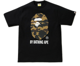 A Bathing Ape Reflector 1st Camo By Bathing Tee - Black/Yellow Camo