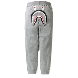 Bape Shark Slim Sweat Pants - Gray