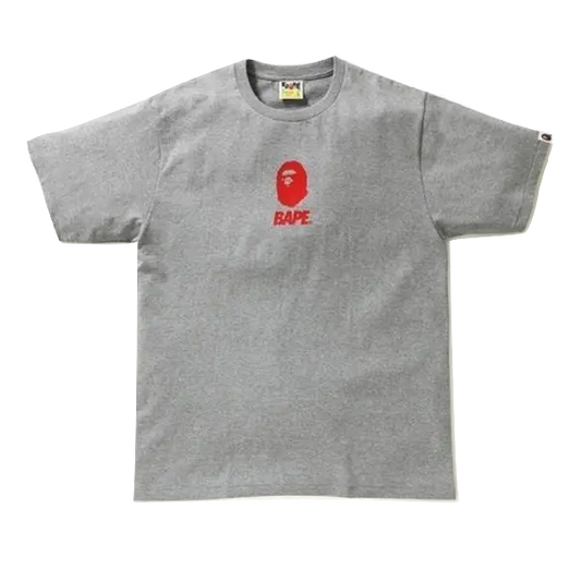 A Bathing Ape Rubber Soldier Tee - Gray Bape