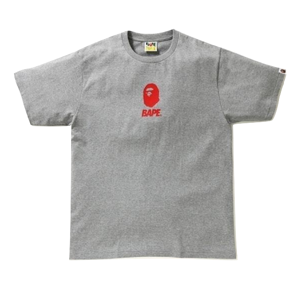 A Bathing Ape Rubber Soldier Tee - Gray