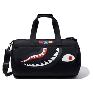 A Bathing Ape Tiger Shark Boston Bag - Black Bape