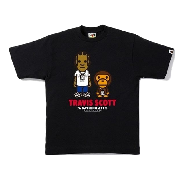 A Bathing Ape Travis Scott Tee - Black