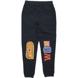 A Bathing Ape WGM Shark Slim Sweatpants - Black Bape