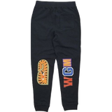 A Bathing Ape WGM Shark Slim Sweatpants - Black