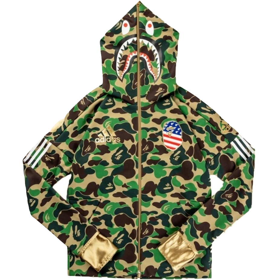Adidas x Bape Shark Hoodie SB - Multicolor