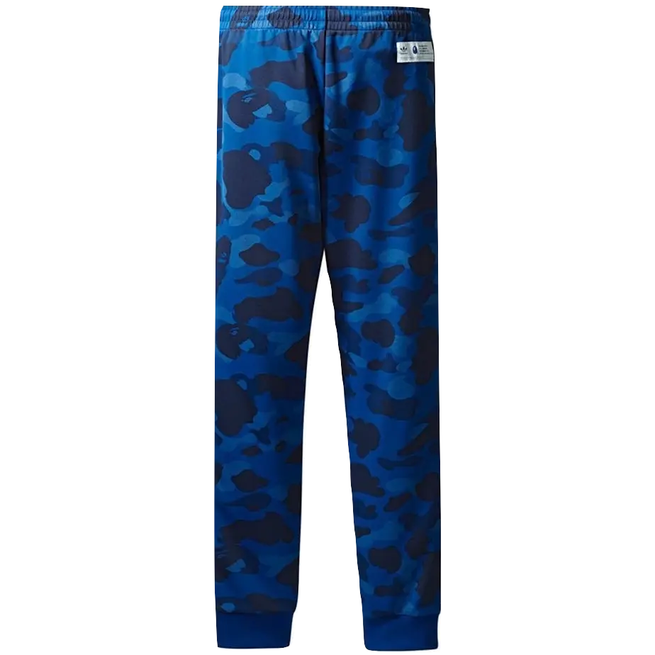 A Bathing Ape x Adidas Track Pants - Blue Bape