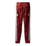 Bape x Adidas Track Pants - Red