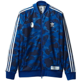 Bape x Adidas Track Top - Blue