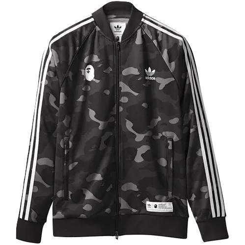 Bape x Adidas Adicolor Track Top - Cinder Bape