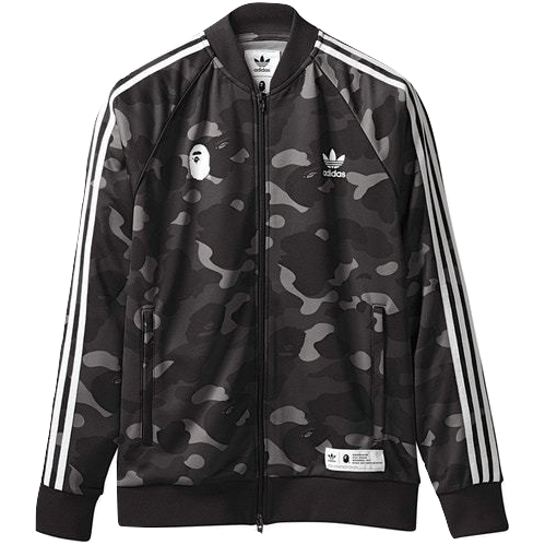 Bape x Adidas Adicolor Track Top - Cinder – Grails SF