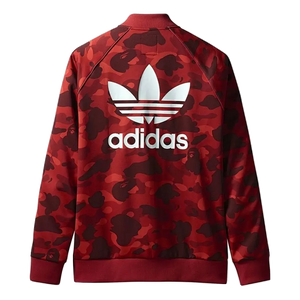 Bape x Adidas Track Top - Red Bape