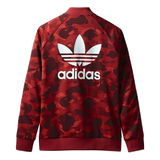 Bape x Adidas Track Top - Red