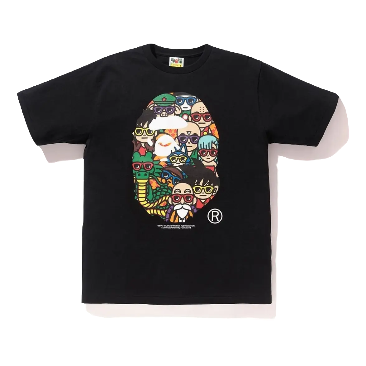 Bape x Dragon Ball Z LA Exclusive Ape Head T-Shirt - Black - Used Bape