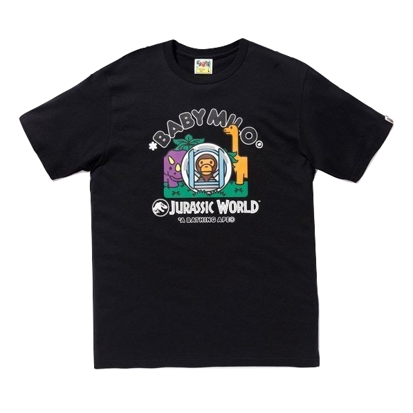A Bathing Ape x Jurassic World Baby Milo Gyrosphere Tee - Black Bape