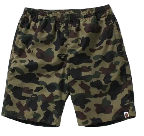 A Bathing Ape 1st Camo Beach Shorts Bape