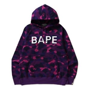 Bape Color Camo Pullover Hoodie - Purple