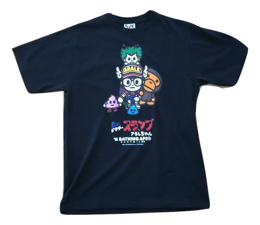 A Bating Ape x Dr Slump Tee - Used Bape
