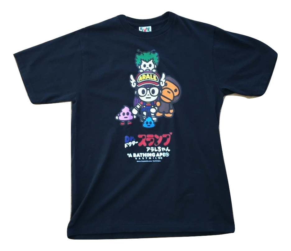 A Bating Ape x Dr Slump Tee