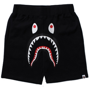A Bathing Ape Shark Sweat Shorts - Black - Used