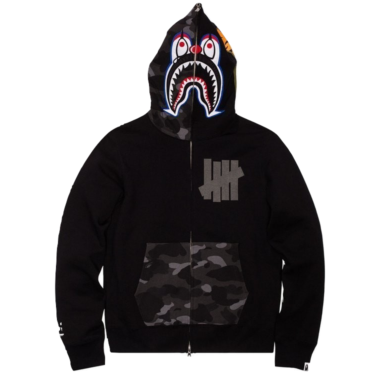 Undefeated deals bape hoodie