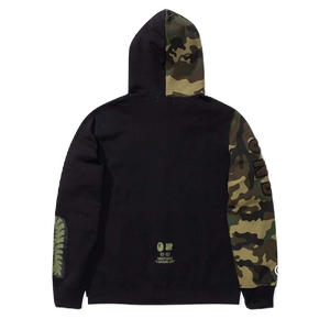 Bape x undefeated woodland camo shark hoodie new arrivals