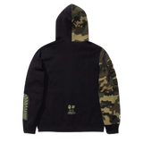 Bape X Undefeated Woodland Camo Shark Hoodie