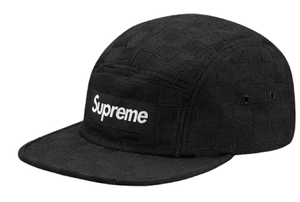 Supreme Checker Weave Camp Cap