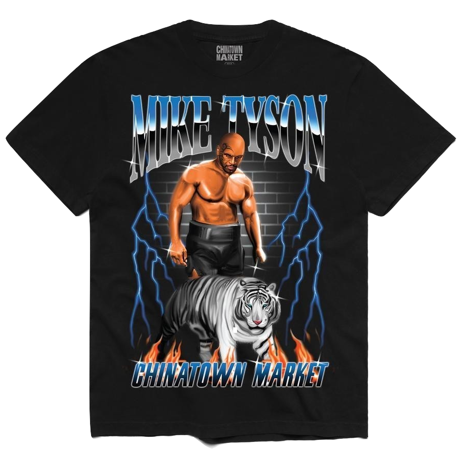 Chinatown Market Tyson Tiger T-Shirt - Black - Used