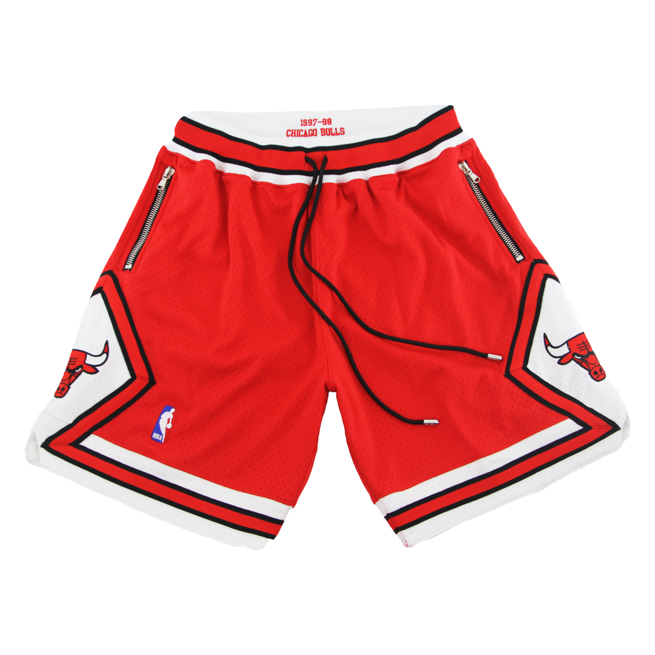 Swish Bulls Authentic Custom Shorts - Red