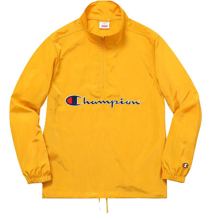 Supreme x Champion Half Zip Pullover - Gold